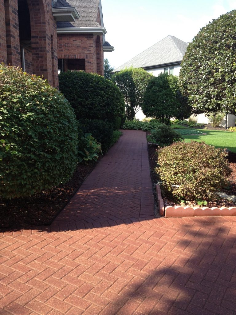 Brick Sidewalk After