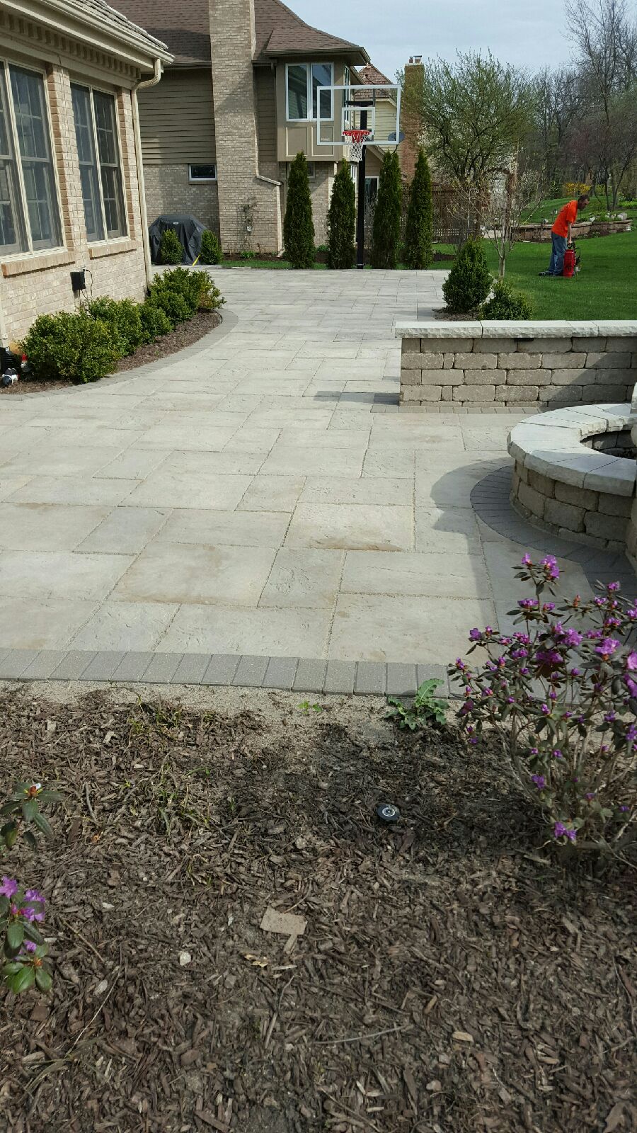 Firepit Area Before