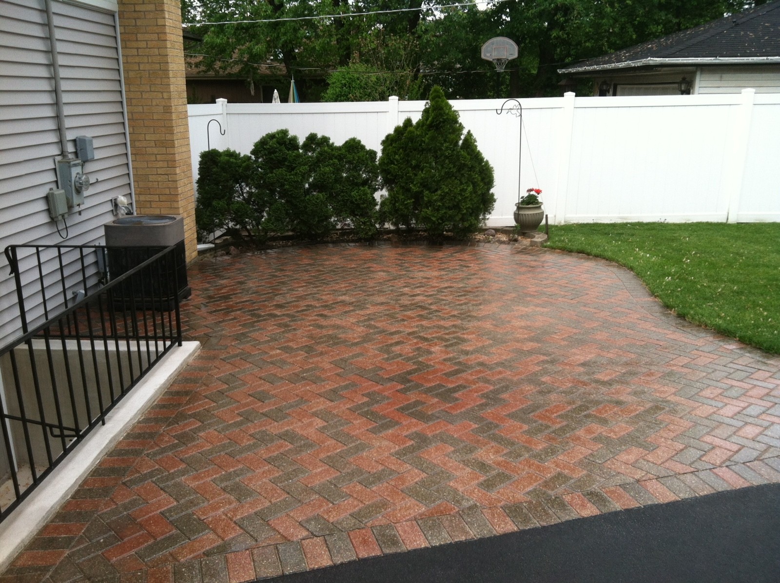 Brick Walkway After