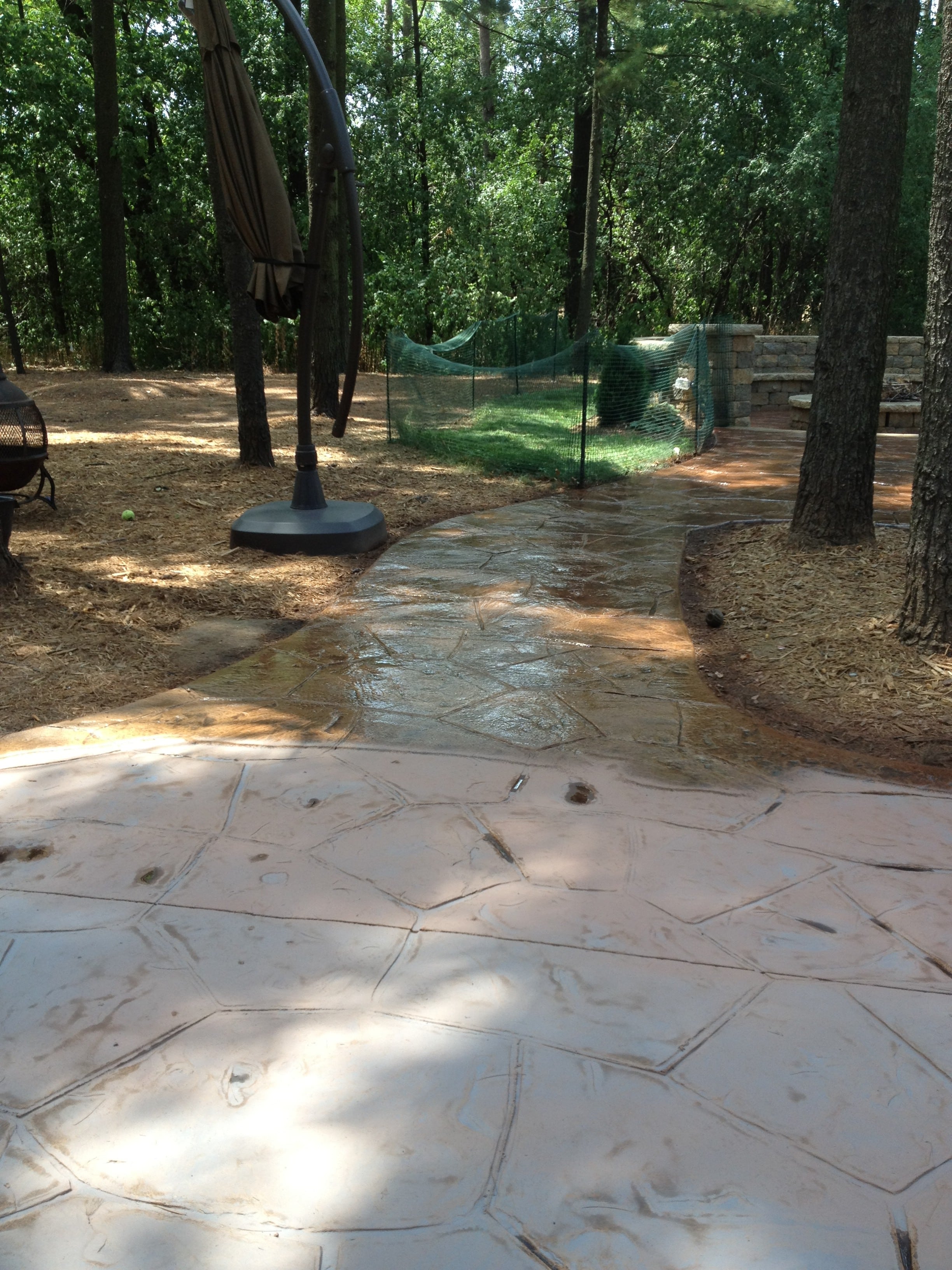 Entrance Refinishing In Progress