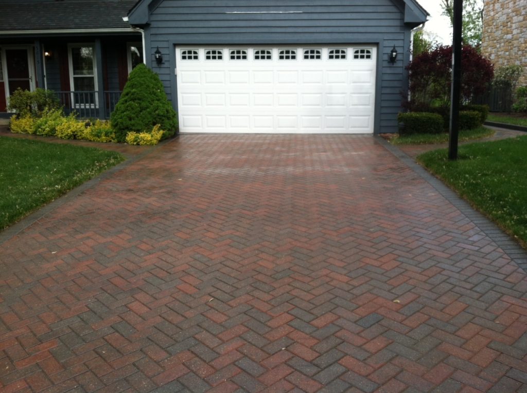 Brick Driveway After